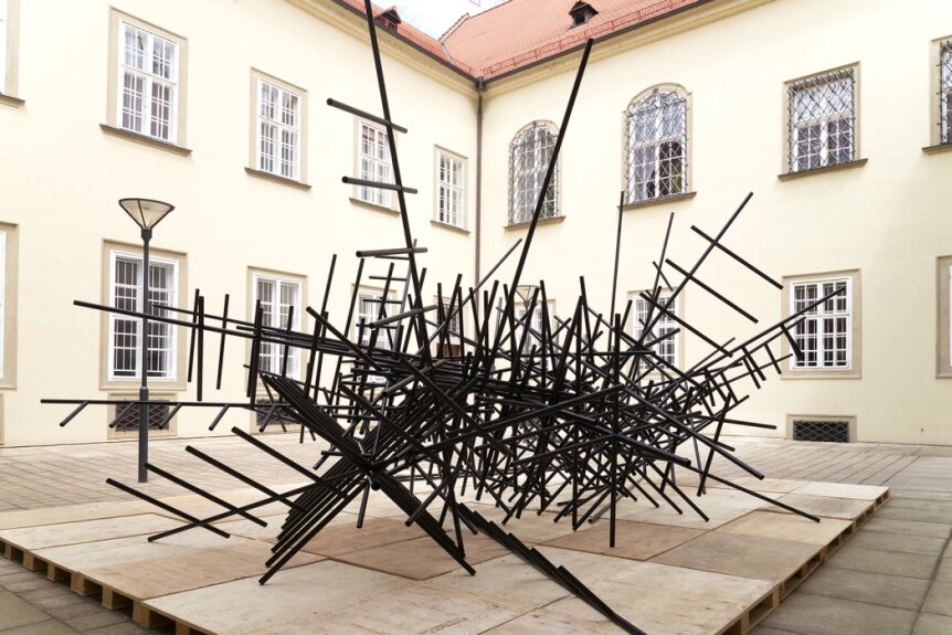 Daniil Galkin, Výmyk, druhé nádvoří Nové radnice